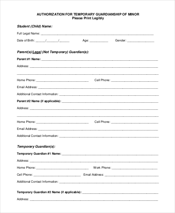 Temp Custody Fill Online, Printable, Fillable, Blank | PDFfiller