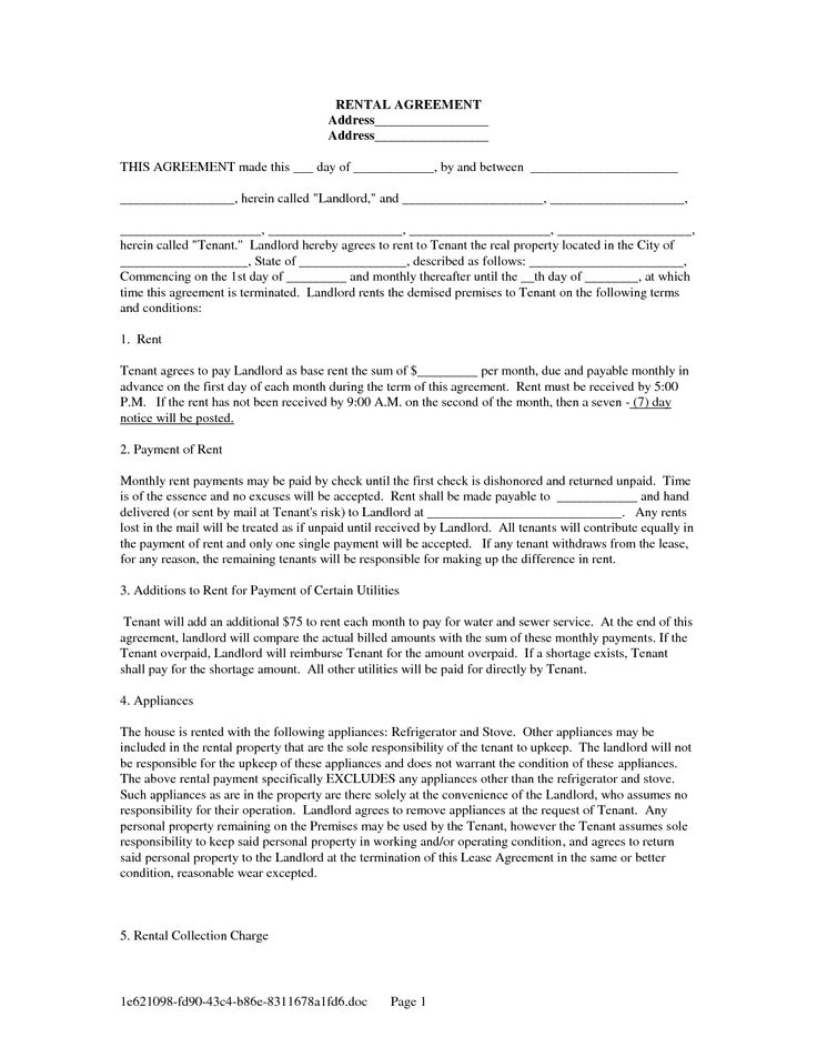 19 Unique Agreement Letter Between Landlord and Tenant Images 