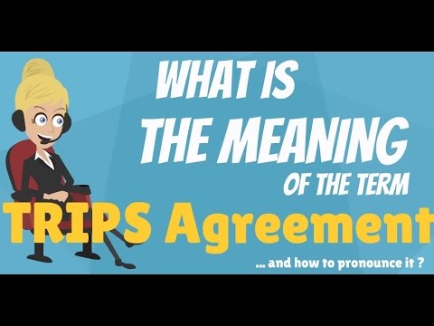 TRIPs agreement WTO