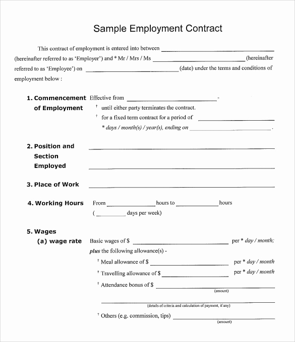 working agreement template work contract agreement beautiful 