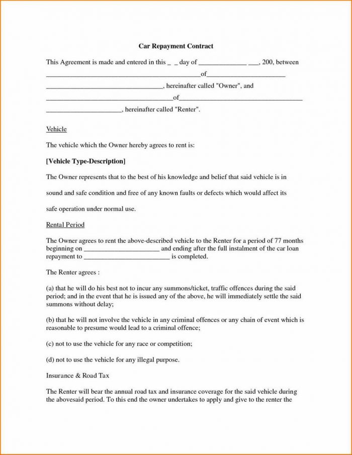 written agreement between two people template car insurance sample 