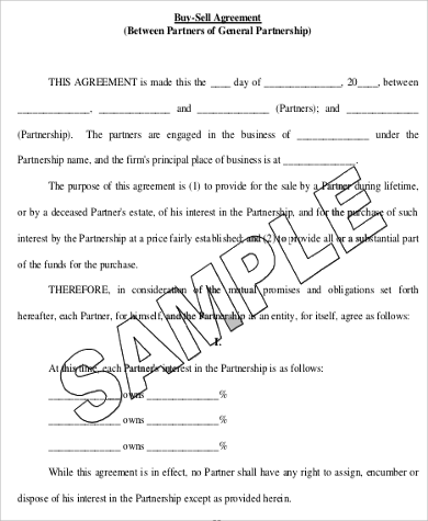 6+ Sample Business Buyout Agreements | Sample Templates