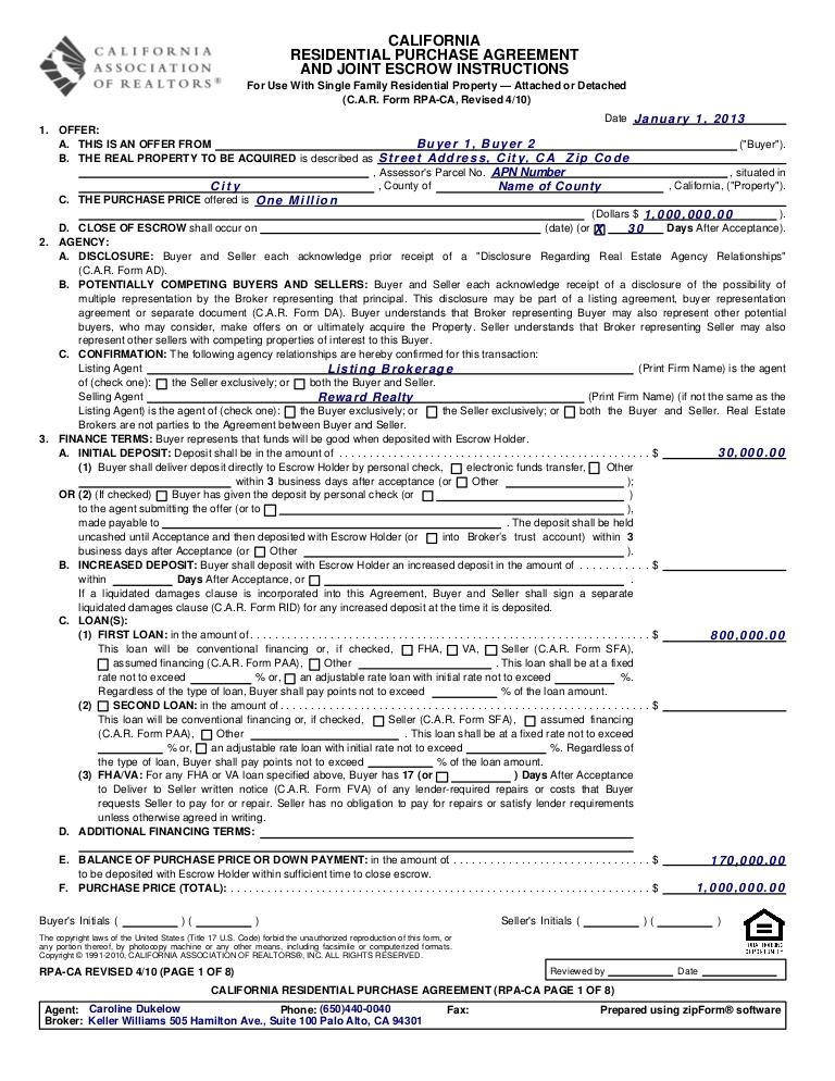 california association of realtors rental agreement template lease 