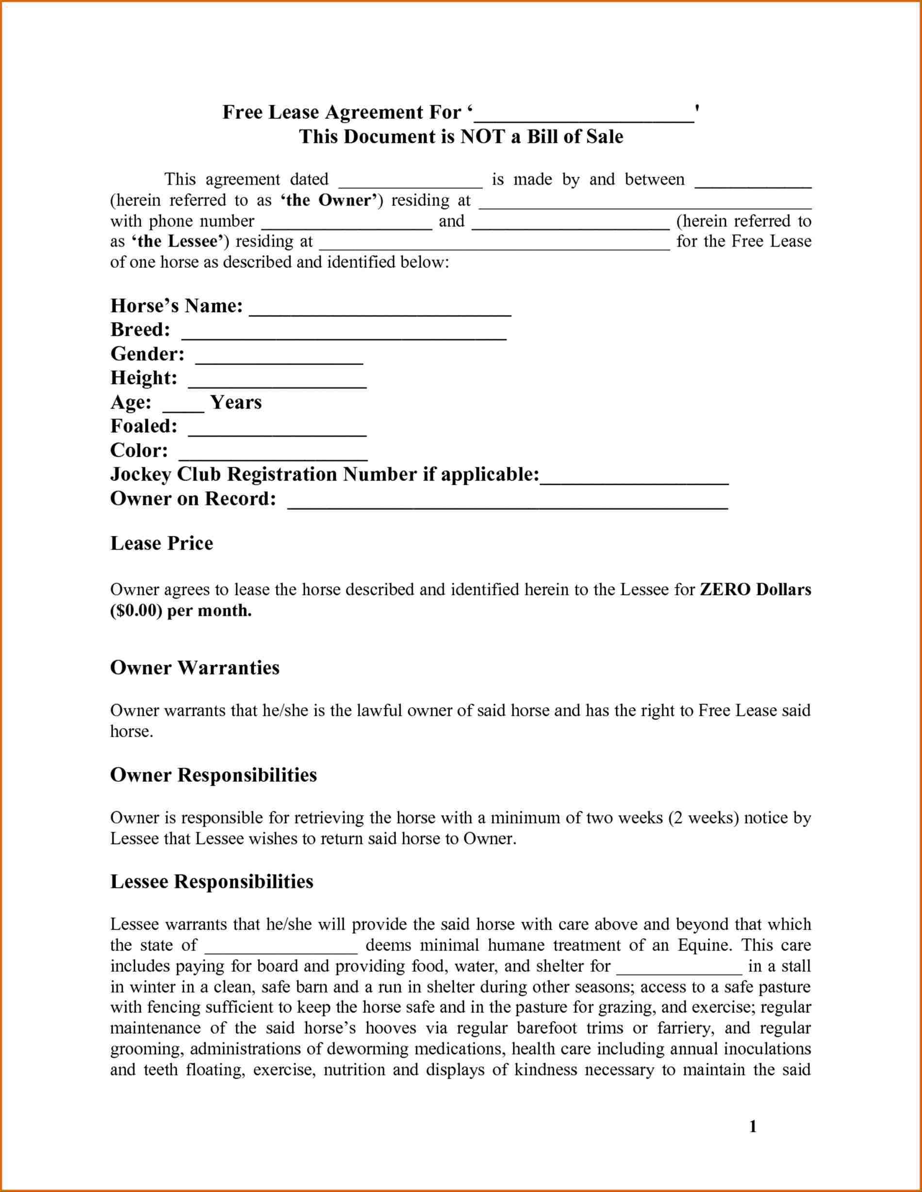 AuthorizationlettersPrintable Standard Lease Form Template 