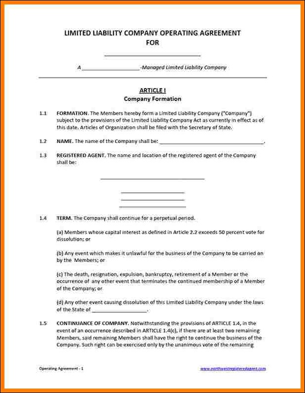 operating agreement for partnership template partnership operating 
