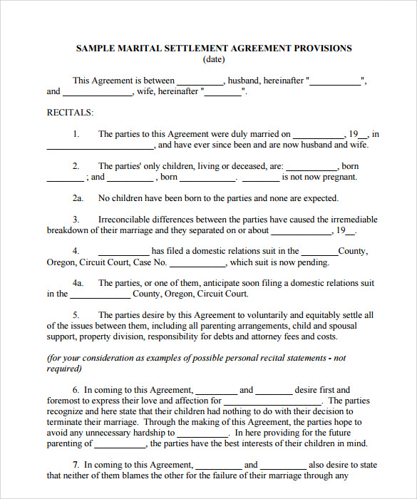 settlement agreement sample Akba.katadhin.co