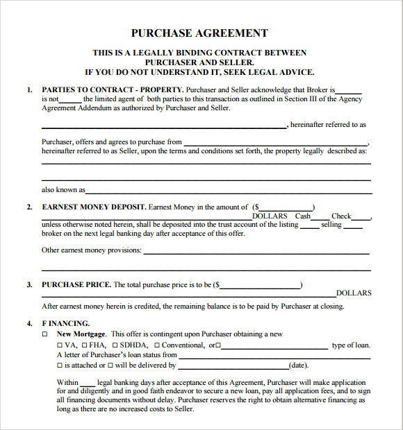 Ohio Home Purchase Agreement Template Schreibercrimewatch.org