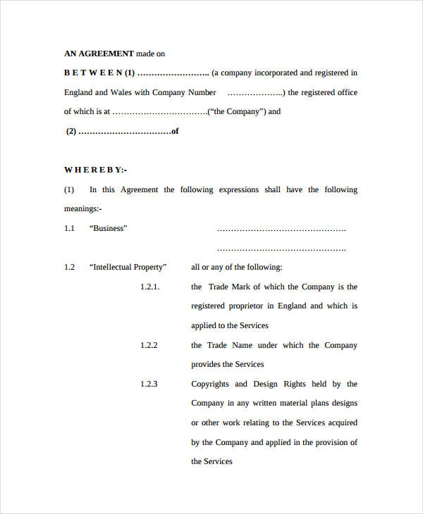 Service Agreement 9+ Free PDF, Word Documents Download | Free 
